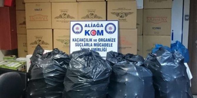 Aliağa’da “Duman-1” Operasyonu