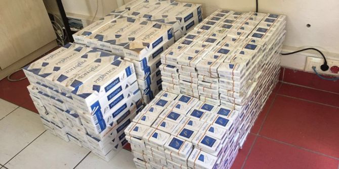 Kaçak Sigaraları Sahiplendi Tutuklandı