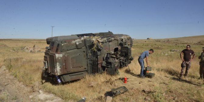 Zırhlı Polis Aracı Takla Attı: 6 Polis Yaralı