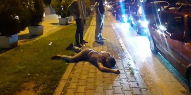 Cadde Ortasında Komaya Girdi