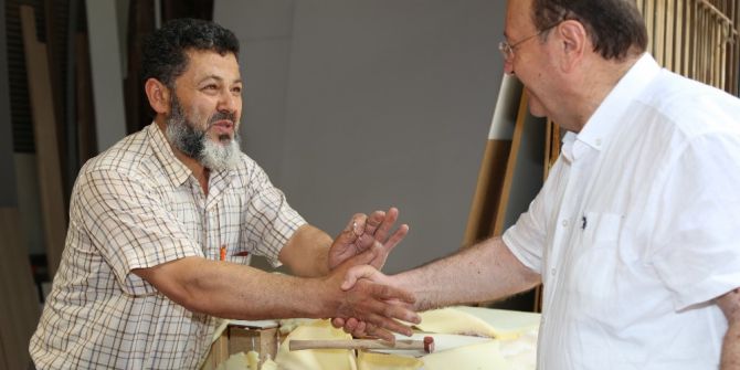 Başkan Özakcan’dan Sanayi Esnafına Bayram Ziyareti