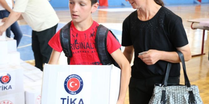 Tika’dan Arnavutluk’ta Yetimlere Gıda Desteği