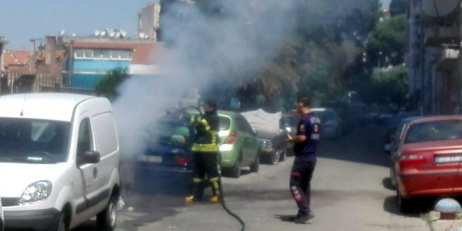 Alev Alan Çöp Kontetnırı Korkuttu