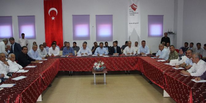 Besni İlçesinde Koordinasyon Toplantısı Yapıldı