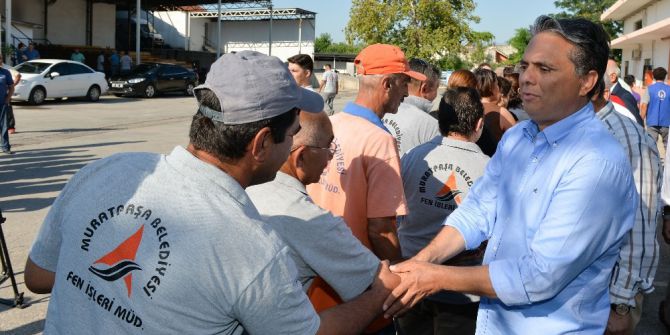 Başkan Uysal, Personeliyle Bayramlaştı