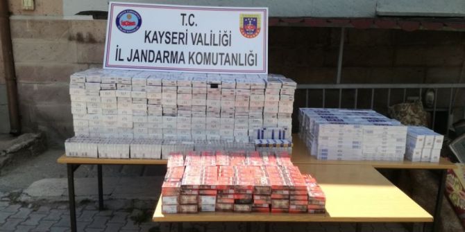 Jandarmadan Kaçak Sigara Operasyonu