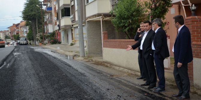 Başkan Bakıcı Çalışmaları Yakından Takip Ederek İncelemelerde Bulundu