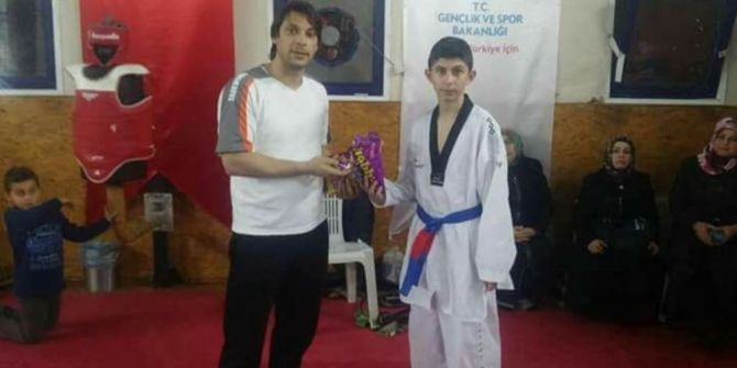 14 Yaşındaki Tekvandocunun Hedefi Avrupa Ve Dünya Birinciliği