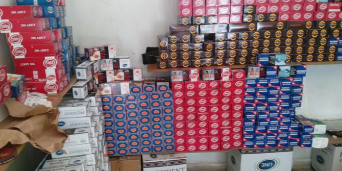 823 Kilogram Kıyılmış Tütün Ele Geçirildi