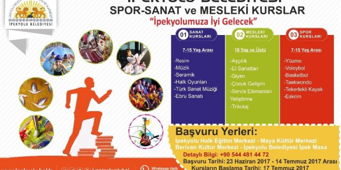 İpekyolu Belediyesinden Spor, Sanat Ve Meslek Kursları