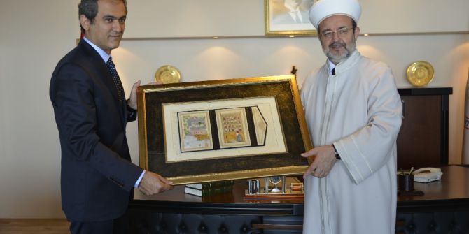 Görmez, Beü Rektörü Özer’i Ziyaret Etti