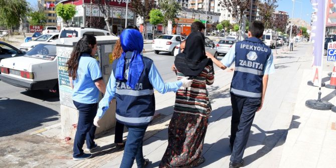 İpekyolu Belediyesinden Dilenci Operasyonu