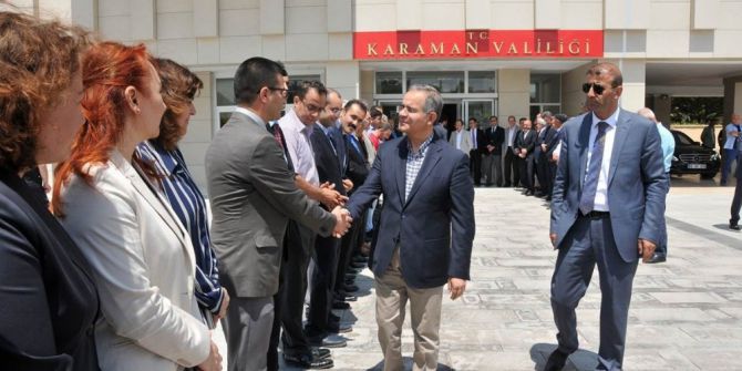Vali Tapsız, Karaman’a Veda Etti