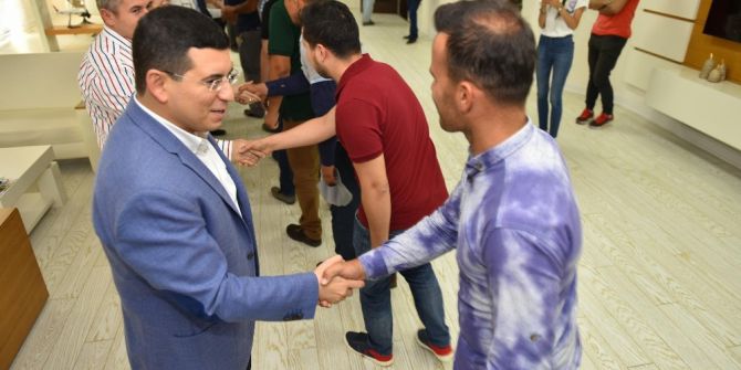 Tütüncü Personeli İle Bayramlaştı