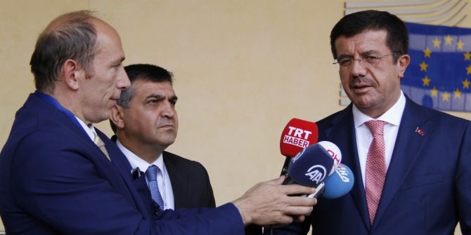 Ekonomi Bakanı Nihat Zeybekci, Brüksel’de