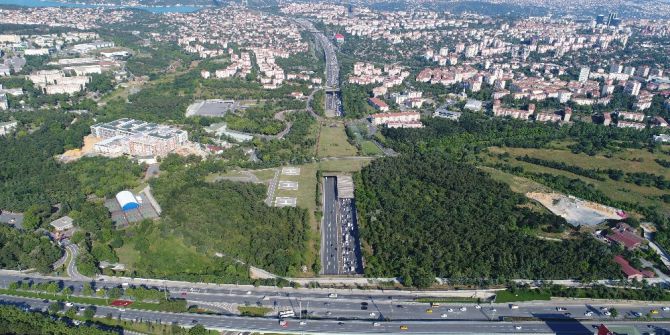 Fsm Köprüsü İstikameti Bayram Trafiği Havadan Görüntülendi