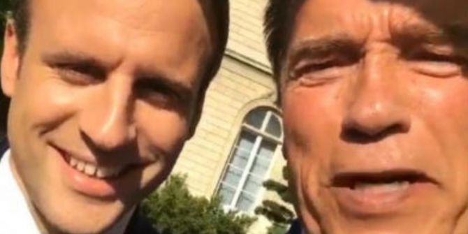 Arnold Schwarzenegger, Elysee Sarayı’nda