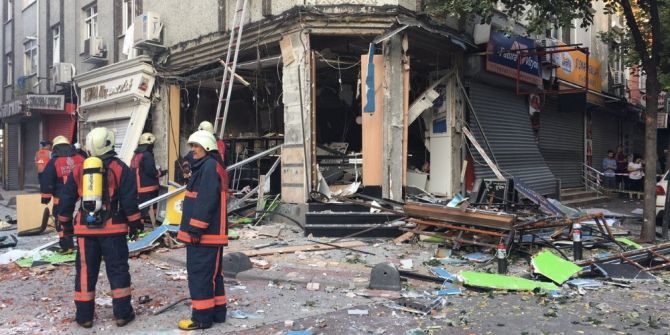 Bakırköy’de Tüpgaz Patlaması. Bir İşyeri Harabeye Döndü