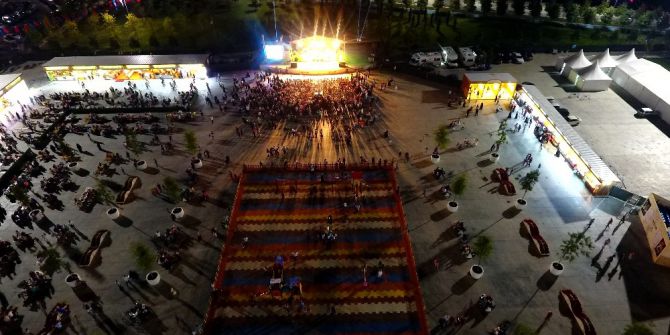 İbb’nin Maltepe Ramazan Ayı Etkinlik Alanı Havadan Görüntülendi