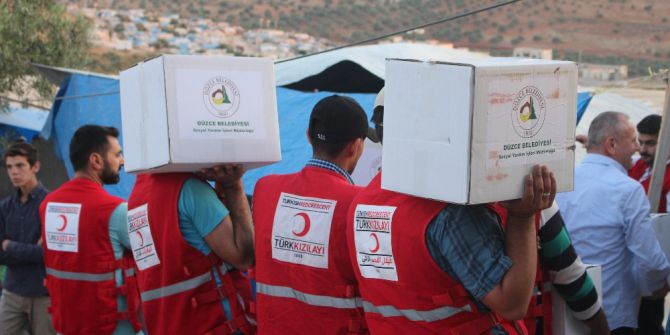 Düzce Belediyesi Ve Türk Kızılay’ı Bayram Sevincini İdlib’e Taşıdı