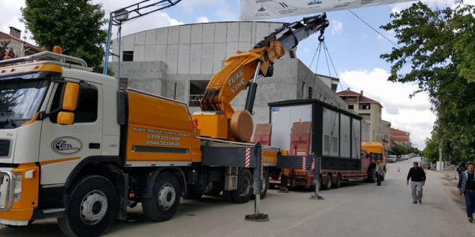 Pazaryeri İş Kültür Merkezi’nin Trafo Binası Değiştirildi