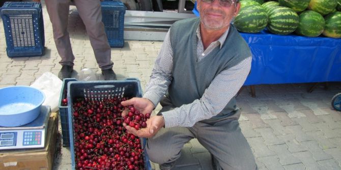 Hisarcık’ta Yağmur Ve Kırağı Kiraz Üreticisini Vurdu