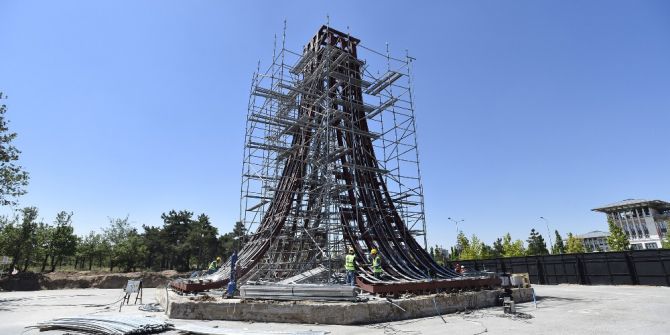 15 Temmuz Şehitler Anıtı’nın Yapım Çalışmaları Sürüyor