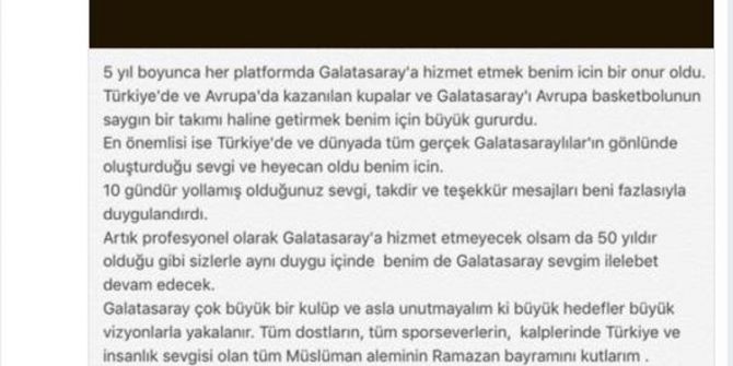 Ergin Ataman: “Unutmayalım Ki Büyük Hedefler Büyük Vizyonlarla Yakalanır”
