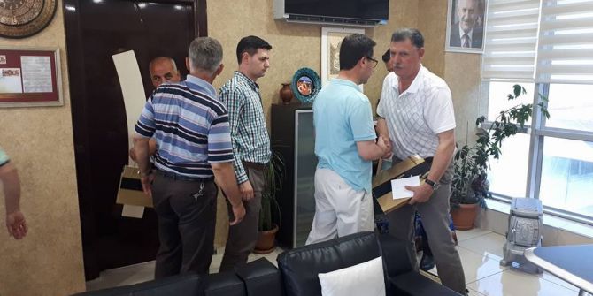 Başkan Duymuş, Belediye Personelleriyle Bayramlaştı