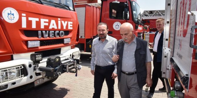 Başkan Doğan İtfaiye Daire Başkanlığını Ziyaret Etti