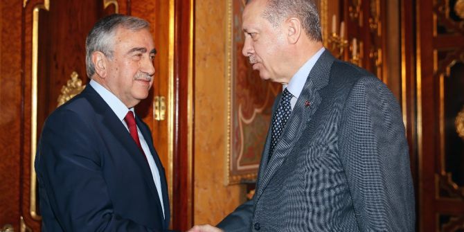 Cumhurbaşkanı Erdoğan, Kktc Cumhurbaşkanı Mustafa Akıncı İle Görüşüyor