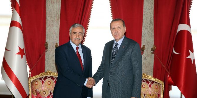 Cumhurbaşkanı Erdoğan, Kktc Cumhurbaşkanı Mustafa Akıncı İle Görüştü