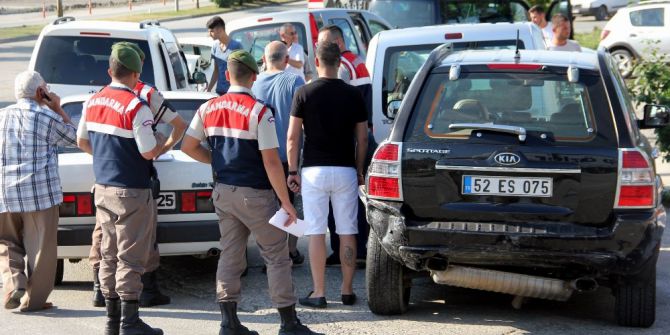 Samsun’da 6 Araç Birbirine Girdi: 9 Yaralı