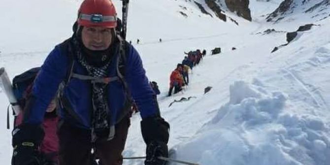 Tırmanış Esnasında Sakatlanan Dağcı Helikopterle Kurtarıldı