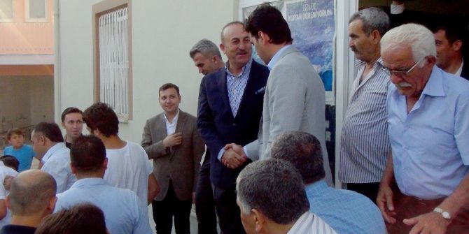 Çavuşoğlu Gazipaşa’da Bayramlaştı