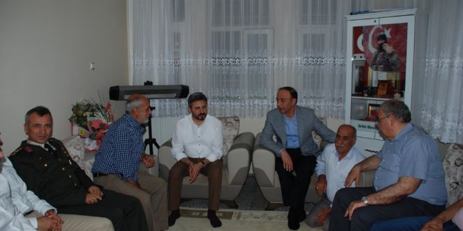 İl Protokolünden Şehit Ailelerine Ziyaret