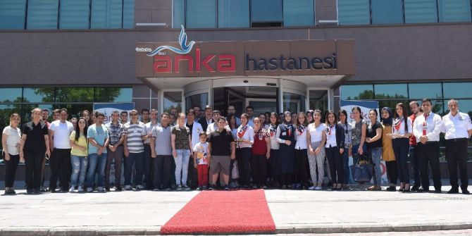 Anka Hastanesinde Bayramlaşma