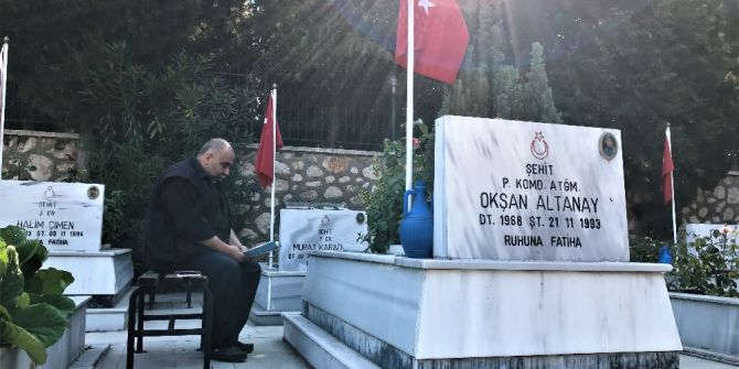 Şehitlikte Buruk Bayram