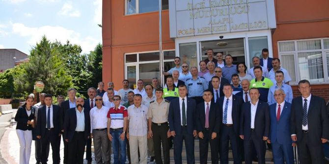 Alaplı’da Bayramlaşma Birlik Beraberlik Gününe Dönüştü