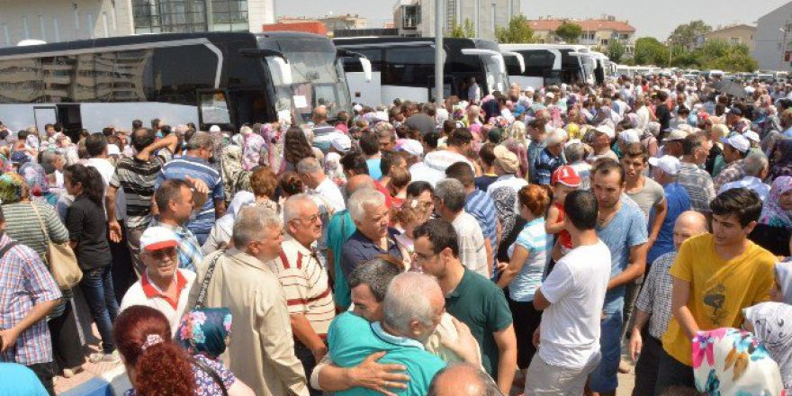 Dualarla Kutsal Topraklara Uğurlandılar