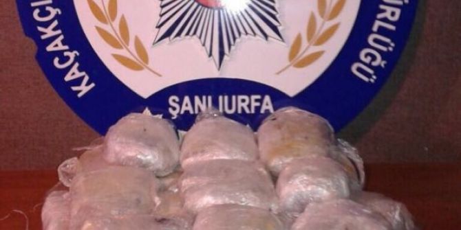Şanlıurfa’da 25 Kilo Toz Esrar Ele Geçirildi