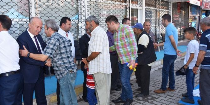 Dursunbey’de Bayramlaşma Belediyede Yapıldı