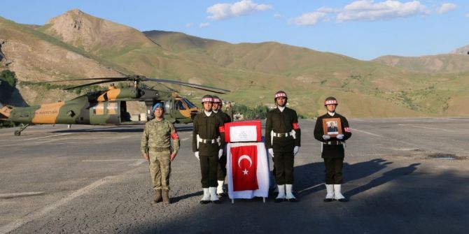 Hakkari’de Şehit Asker İçin Tören Düzenlendi