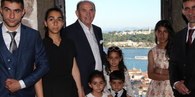 Başkan Topbaş, Hakkarili Yağmur’u Galata Kulesi’nde Ağırladı