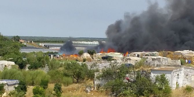 İspanya’da Orman Yangını