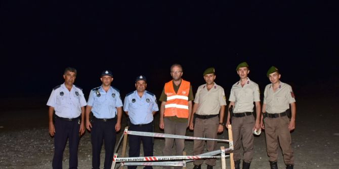 Alanya’da Caretta Caretta Yuvası Koruma Altına Alındı