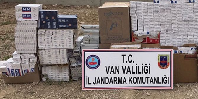Başkale’de 18 Bin 500 Paket Kaçak Sigara Ele Geçirildi