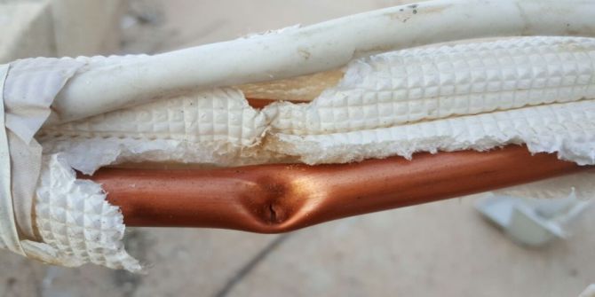 Klima Borusu Merminin Eve Girmesini Engelledi