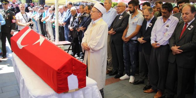 Samsun Şehidini Uğurladı