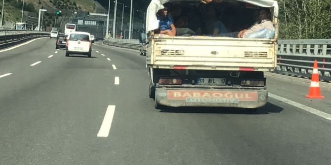Tem’de Kamyonet Kasasında Yolculuk Heyecanlandırdı